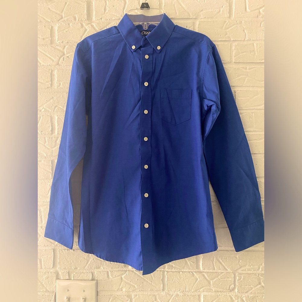 Chaps Boys Classic Blue Button Down